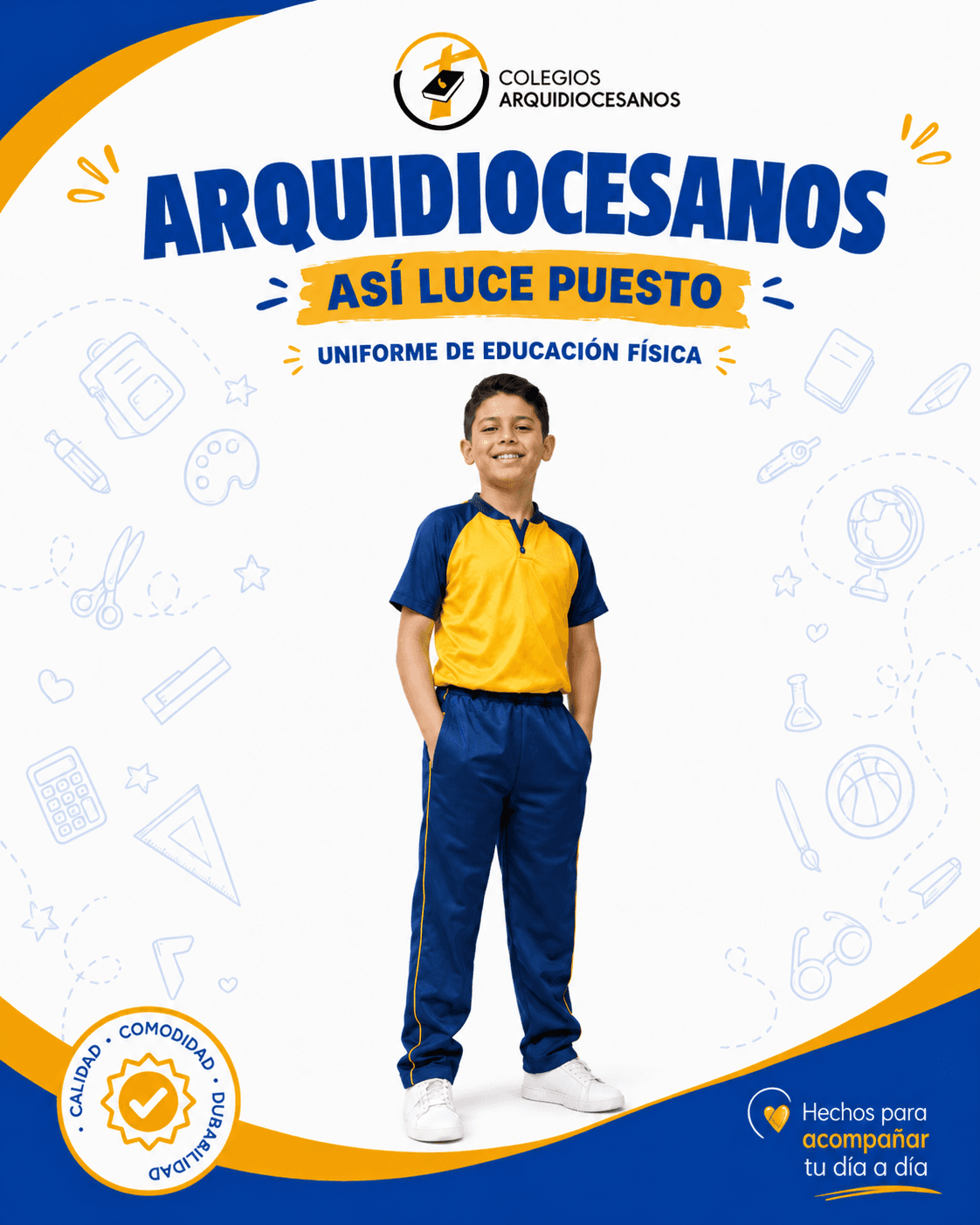 Uniforme de educación física de Colegios Arquidiocesanos